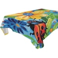 thumbnail image 4 of YAZAOO Square Tablecloth Cute Ladybug Pattern Tableclothes, 4 of 9