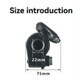 thumbnail image 3 of Ebike Throttle Bicycle Digital Display Easy to Install Good Compatibility Mileage Speed Measurement Voltage Display A,1 * ebike throttle, 3 of 5