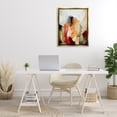 thumbnail image 3 of Stupell Industries Abstract Southwestern Pattern Abstract Painting Gold Floater Framed Canvas Art Print Wall Art, 25 x 31, 3 of 10