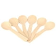 thumbnail image 2 of WALFRONT - Juego de 100 cucharas de madera desechables para cocina, minicucharas de 10 cm para helado, postre, té, cubiertos de madera natural, 2 of 8