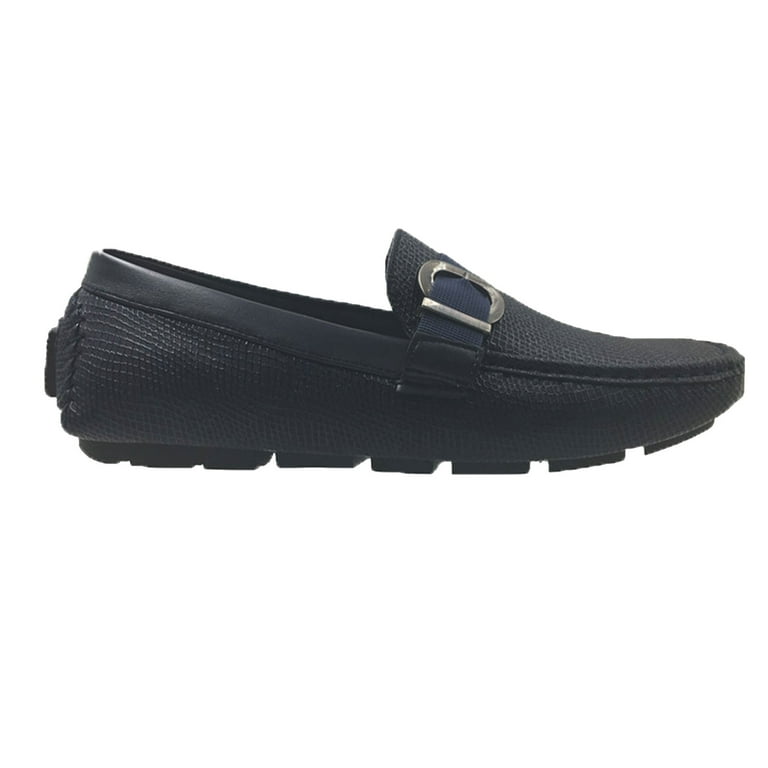 Mecca ME 4103 NORM Mens Belt Strap Slip On Loafers Shoes Walmart