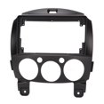 thumbnail image 1 of Navigation Panel Frame Trim ABS Dashboard Cover 2 Din Replacement for Mazda 2 2007?2013, 1 of 5