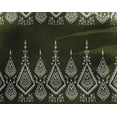 thumbnail image 5 of oneOone Georgette Viscose Dark Green Fabric Block Sewing Material Print Fabric By The Yard 42 Inch Wide, 5 of 6