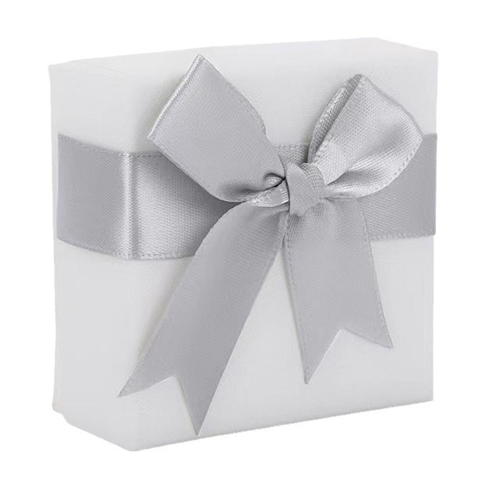 Boîte à Bijoux En Carton Kraft - 9 X 9 Cm - Noire - Avec Insert En Mousse - Pour Colliers, Bracelets, Boucles D'oreilles - Idéale Cadeau - 9