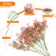 thumbnail image 3 of Uxcell 12Pcs Flores Artificiales Falsas a Granel, Ramo de Flores Artificiales de PU con Tallos, Rosa, 3 of 6
