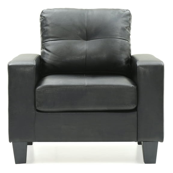 Newbury Black Removable Cushions Accent Chair