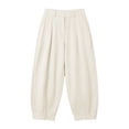 thumbnail image 4 of Women's Wide Leg Pants Parachute Pants Slacks for Women Boho Pants Lightweight Summer Pants Women Flowy Pants for Women Women Wide Leg Linen Pants Hiking Pants Women Lightweight Petite Linen Pants, 4 of 6