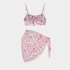 thumbnail image 4 of Traje de baño para mujer, traje de baño con tirantes estampados para mujer, conjuntos de bikini de moda, trajes de baño para mujer, 4 of 4
