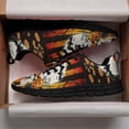 thumbnail image 3 of Funny Bulldog Halloween Running Shoes Sneakers Mesh Black Size 6, 3 of 5