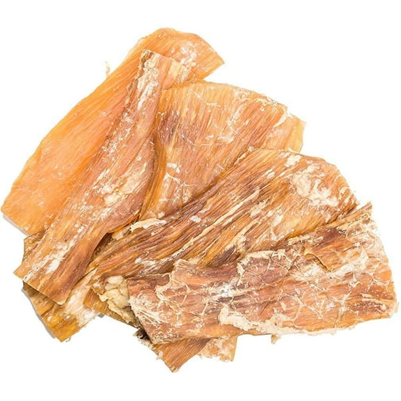 Hotspot Pets Beef Tendons for Dogs 6-8'' - Rawhide-Free Back Strap Flat Tendons Dog Treats (10 Pack)