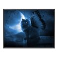 thumbnail image 2 of Wdftyju 11CT punto de cruz completo Luna gato estampado DIY Kits de bordado hilo de algodón manualidades Wdftyju 6mv7fv5dy4uc3un2, 2 of 9