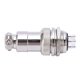 thumbnail image 1 of Conector de enchufe de aviación, carcasa de aleación de Zinc, conectores chapados en plata y cobre, 2 uds., 1 of 5