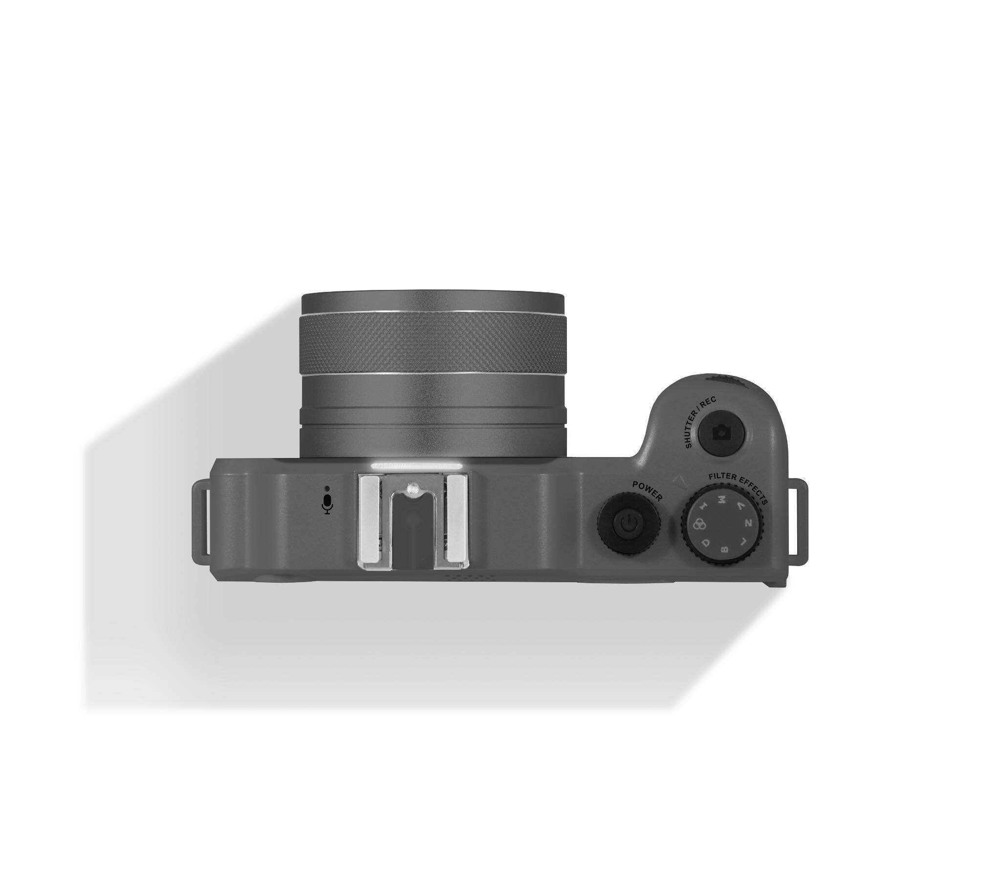 Konica Minolta MND65-GY Autofocus 18x 59 MP Digital Camera, Gray And Black