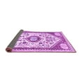thumbnail image 2 of Ahgly Company Indoor Round Persian Purple Traditional Area Rugs, 5' Round, 2 of 4