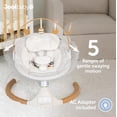 thumbnail image 4 of Columpio para bebé Jool Baby Nova Nature con juguetes de madera y Bluetooth, 4 of 8