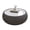 Grey--Drum shaped, variant on 27.55" Grey Round Coffee Table, Drum Coffee Table with Sintered Stone Tabletop and Fluted PU Leather Covered and Stable Base, Circle Cocktail Tea Table for Living Room