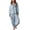 Blue, variant on Sngxgn Pajamas Set for Women Summer Sleepwear Soft Tops Pants Pjs Lounge Pajama Sets(Blue,M)