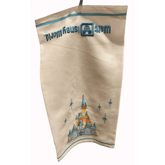 Disney Parks Walt Disney World Castle Kitchen Towel Set New with Tag