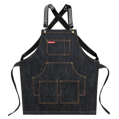 

GRJIRAC Children Apron Cowboy Korean Fashion Men and Women Work Custom Barista Milk Tea Barber Shop Painting