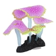 thumbnail image 2 of Coral artificial de silicona simulación de plantas de coral acuario pecera paisaje decoración púrpura, 2 of 12
