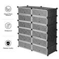 MEILLEUREVIE Shoe Rack for Closet, 6Tier Shoe Storage 24 Pair Plastic Shoe Rack