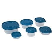 Mainstays Semi Durable 42-Piece Plastic Food Storage Container Set