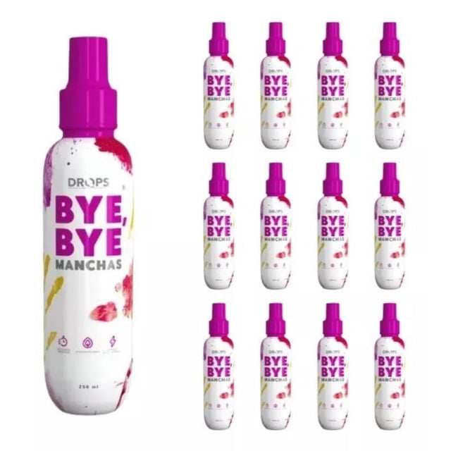 Drops Quitamanchas BYE BYE Manchas 250 ml X12