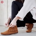 thumbnail image 6 of Minnetonka Women's Suede Classic Fringe Hardsole Boot, 6 of 7