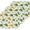 thumbnail image 3 of Coolnut St. Patrick's Day Shamrock Washcloths Set of 6-12 x 12 inch Pure Cotton Wash Cloth Highly Absorbent and Soft Fingertip Towels Face Cloths for Bath, Spa Wash cloth, 3 of 7