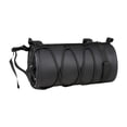 thumbnail image 2 of Quzzie Bike Handlebar Bag Waterproof Roll Storage Bicycle Front Bag with Nylon Shoulder Strap Sturdy Elastic Cord Lightweight Suitable for Exercise Mountain Cycling Black, 2 of 8
