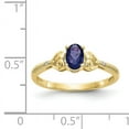 thumbnail image 3 of 10K Sapphire and Diamond Ring 10XB282, 3 of 7