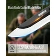 thumbnail image 3 of Dispatch 3.5"  Skinning Knife for Hunting with 3 Drop Point Replaceable Blades, Folding Pocket Knife for Everyday Carry, TPR Handle with Nylon-Holster, 3 of 8