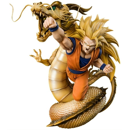 Super Anime Store Dragon Ball Z Figuarts Zero Super Saiyan 3 Son Goku 8.6-inch Statue [Dragon Fist Explosion] Figure