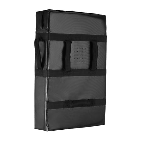 Football Blocking Dummy 24x16 Inch High Density Sponge Tackle Pad with Handles Heavy Duty Training Equipment for Basketball Hockey Lacrosse Black 1 PCS