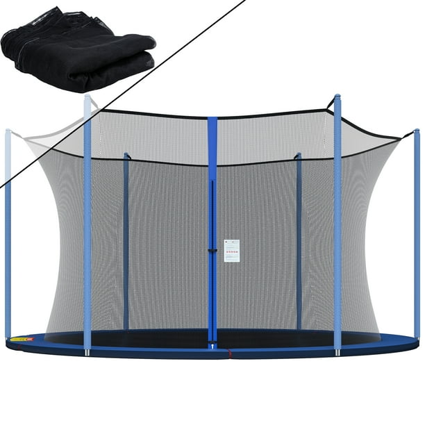 TKOOFN 15 ft. Trampoline Enclosure Net