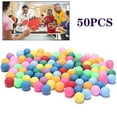 thumbnail image 2 of YJYGSQ Ping Pong Balls Multicolor 50 Pack, 2 of 8