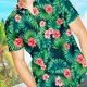 thumbnail image 2 of Blusa hawaiana de manga corta para hombre, Top hawaiano para vacaciones en la playa, fines de semana, viajes, moda, verano, 2 of 5