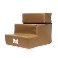 thumbnail image 2 of LSLJS Fashion New Leather Foldable Pet Stairs Detachable Pet Bed Dog Ramp 3 Steps, 2 of 4