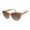 Milky Nude, variant on Women's MS117 Glamorous UVA and UVB Protective Cat Eye Fashion Sunglasses, 55mm