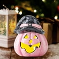 thumbnail image 5 of Halloween Pumpkin Light under $5! Cagogo Halloween Creative Ceramic Pumpkin Night Light, Hollow-Out Glowing Decor, LED Ambient Ornament, Festive Atmosphere Light, Tabletop Halloween Decoration, 5 of 6