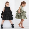 thumbnail image 1 of Robe de Princesse de Concours pour Tout-Petite Fille, Robe Tutu à Volants Superposés, Robe d'Été, 1 of 5