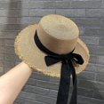 thumbnail image 2 of AirLoni Beach Hat For Women Large Wide Brim Soft Lightweight Fashion Versatile UV Sun Protection Relaxed Fit Outdoor Hiking Casual Vacation Sun Hat Black,One Size, 2 of 4