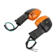 thumbnail image 4 of Lampe Indicatrice de Moto, Feu de Signalisation Arrière Durable 2 Pcs ABS 10W 12V Résistant à l'Usure pour Réparation Remplacement pour YZF R1 R6 R125 R25 Transparent, Noir, Fauve, 4 of 8