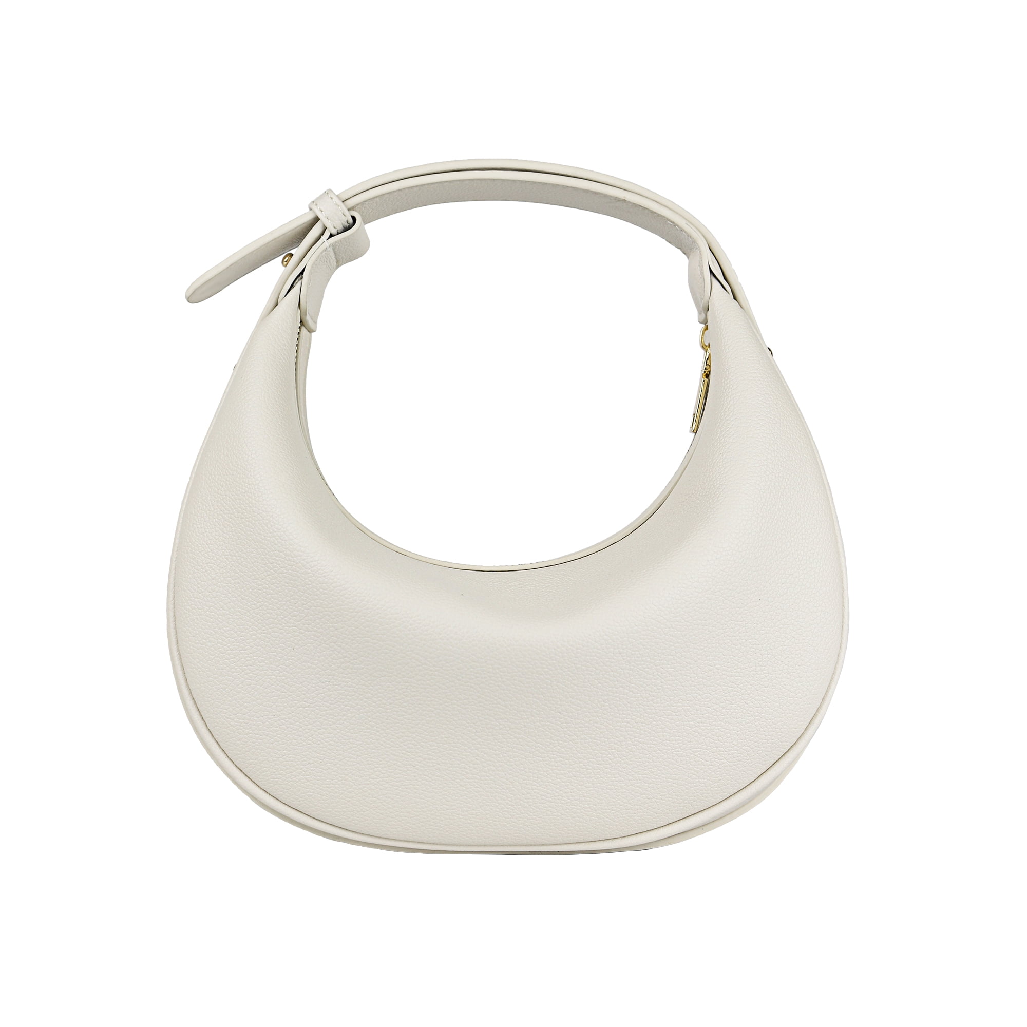 Badiya Crescent Shoulder Bag for Women Trendy Leather Crossbody Hobo Purse Vegan Clutch Handbag with 3 Adjustable Strap"Material:The shoulder purse is made of high quality waterproof leather and elec