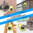 thumbnail image 5 of 2 uds pelota de hierba gatera de juguete creativa aguacate pelota de hierba gatera gatito juguete gato lamiendo bola, 5 of 5