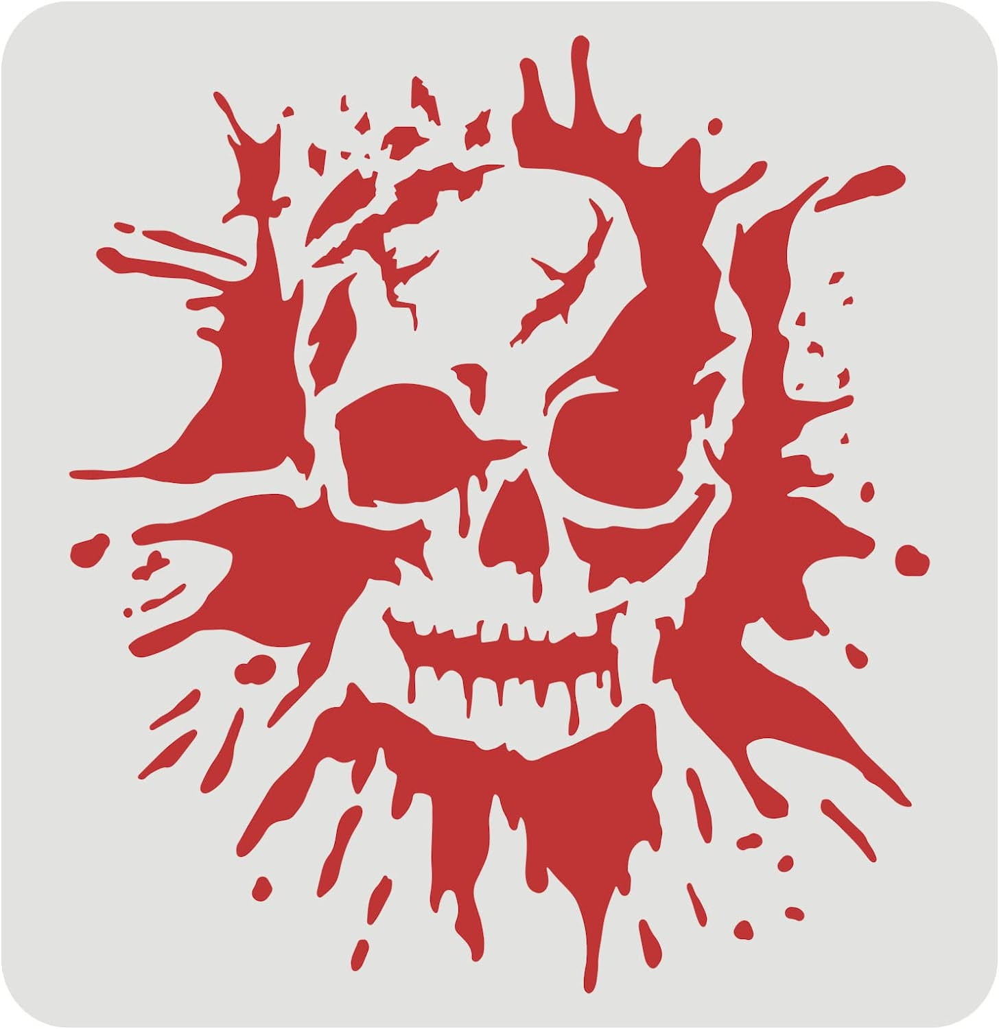 Printable Skull Stencil Template