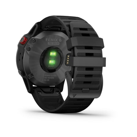 Garmin - fēnix 6 Pro Solar GPS Smartwatch 47mm Stainless Steel - Slate Gray