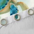 thumbnail image 5 of Homewish Turquoise Sea Turtle Black Out Curtains, Watercolor Ink Coral Curtains Pack of 2 (42x63 Each), Teens Kids Boys Girls Bedroom Curtains, Curtains and Drapes Home Decor, 5 of 7