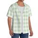thumbnail image 2 of Balery Green Checkboard Camisa Casual de Manga Corta con Botones para Hombre, Texturizada, Estilo Cubano, para Playa, Verano-3X-Large, 2 of 5