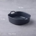thumbnail image 2 of Square Cheese Bake Rice Baking Bowl for Oven Microwave Ceramic Baking Baking Dish Double Ear Soup Bowl, 2 of 6